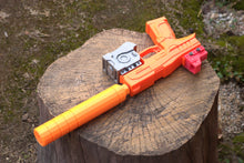Load image into Gallery viewer, Venom Pistol Replica (PE+) - Removable Silencer, LAM, and Red Dot Sight - Used in "Digital Ghosts" SciFi Story - Replica3D