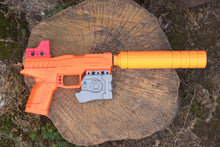 Load image into Gallery viewer, Venom Pistol Replica (PE+) - Removable Silencer, LAM, and Red Dot Sight - Used in "Digital Ghosts" SciFi Story - Replica3D
