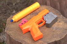 Load image into Gallery viewer, Venom Pistol Replica (PE+) - Removable Silencer, LAM, and Red Dot Sight - Used in "Digital Ghosts" SciFi Story - Replica3D