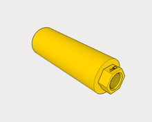 Load image into Gallery viewer, Airsoft3D Fast Cheetah 4" Long Mock Suppressor for Airsoft Guns and Airguns - SoftAir Compensator - Cosplay LARP Pistol Rifle Accessory