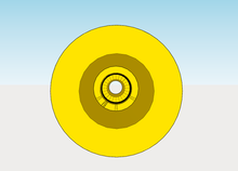 Load image into Gallery viewer, Airsoft3D Fast Cheetah Custom 4.5" Long 2" Indent Mock Suppressor for Airsoft Guns and Airguns - SoftAir Compensator - Cosplay LARP Pistol Rifle Accessory