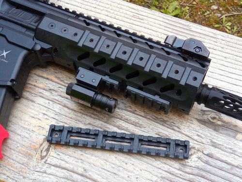 MPX Full-Length 15-Slots Lightweight Picatinny Rail (PT+) - for MPX Air Rifle - Airgun Pistol - AirPower3D