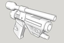 Load image into Gallery viewer, SSK Heavy Blaster Replica - Inspired by Star Wars The Old Republic - Corso Riggs Flashy - SoroSuub Corporation - Cosplay LARP Pistol Weapon