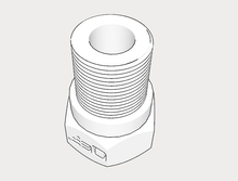 Load image into Gallery viewer, Airsoft Muzzle / Barrel Adapter (14mm- to 16mm+) for SoftAir Gun - Airsoft3D