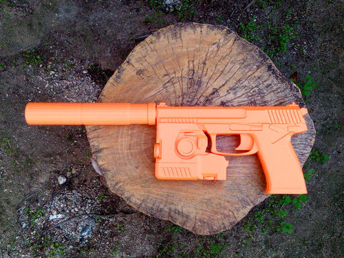 MK23 SOCOM Pistol Replica - Assassin Hitman Spy Action Prop - Toy Gun Cosplay - Airsoft3D