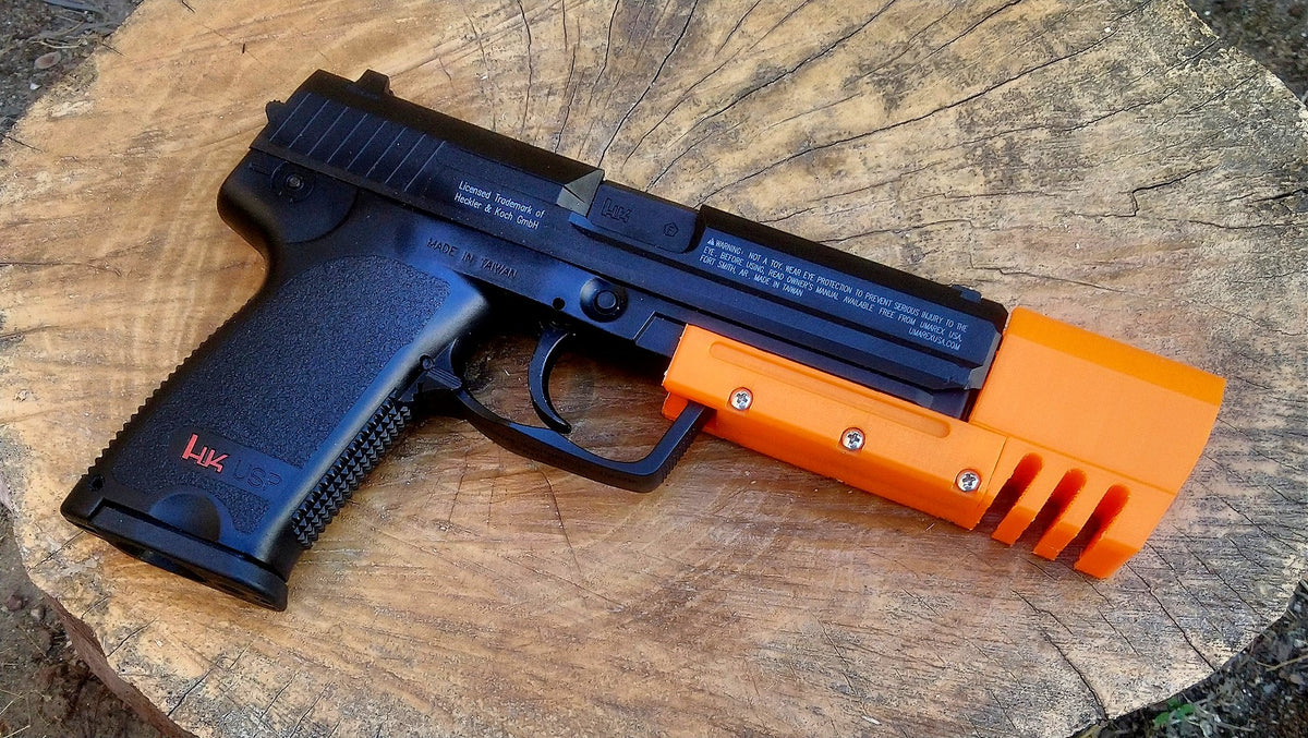 Match Weight Lara Croft Compensator for H&K USP Airsoft GBB