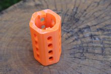 Load image into Gallery viewer, Blasters3D HexVen Flash Hider (100mm Long) for Nerf N-Strike Modulus - Muzzle Barrel Mod - Inspired by SciFi Movies - Video Game Weapon Prop