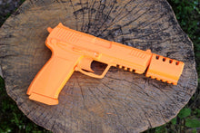 Load image into Gallery viewer, J.W. P30L Pistol Movie Prop (PE+) with Removable Compensator - for John Wick Movies Cosplay - Assassin Hitman Gun Replica - Airsoft3D