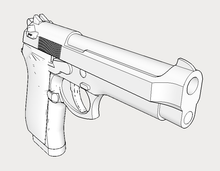 Load image into Gallery viewer, M9 (92FS) Prop Pistol (PE+) for Cosplay and Training - Replica3D