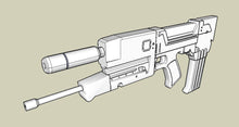Load image into Gallery viewer, M95A1 Phased Plasma Rifle Replica - 40 Watt Gun Prop - Science Fiction Prop