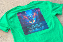 Load image into Gallery viewer, 2025 Apocalyptic DJ and Neon Rainbow Owl Designs on Iron-On Heat Transfer Papers - #EDCLV2025 Clothing Fashion Accessory - Pongo Beach