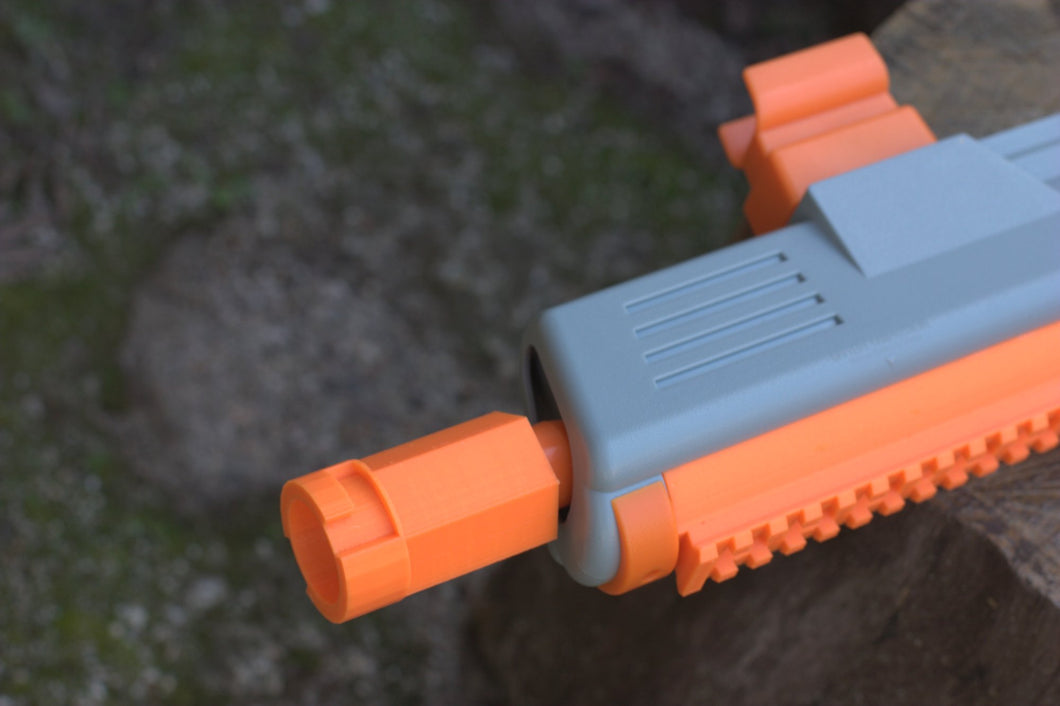 Blasters3D Modulus Barrel Adapter (PT+) for SplatRBall SRB400 SciFi Gel Blasters - Allows You to Use Foam Dart and Foam Ball Muzzle Mods