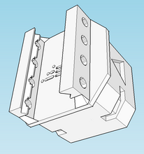 Load image into Gallery viewer, TeleScopix Picatinny Mount Adapter for Modulus Shoulder Stock - For Airguns, Airsoft Guns, Foam Dart Blasters, and Paintball Markers - Blasters3D