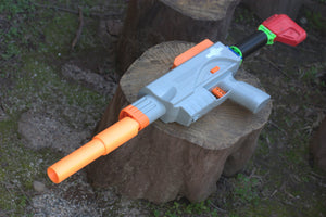 Blasters3D MAC-11 Mock Silencer for Foam Dart/Ball Blasters - Barrel Mod