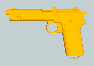 Steyr M1912 Pistol Replica (PE+) - Steyr-Hahn Historical Imitation Firearm Reproduction - Assassin Hitman Action Movie Prop - Toy Gun Cosplay - Replica3D