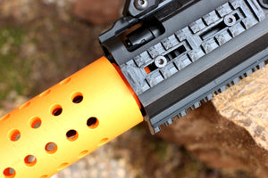 AirPower3D Modulus Barrel Adapter (Type II) for Sig Sauer MCX Rattler .177 BB Air Rifle - Allows Use of Foam Dart / Foam Ball Muzzle Mods - For Nerf Elite Compatible Barrels