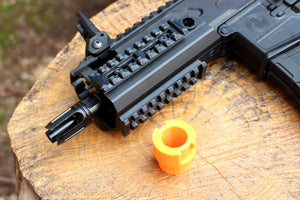 AirPower3D Modulus Barrel Adapter (Type II) for Sig Sauer MCX Rattler .177 BB Air Rifle - Allows Use of Foam Dart / Foam Ball Muzzle Mods - For Nerf Elite Compatible Barrels