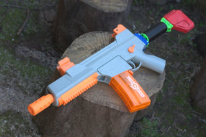 Sonic Disruptor Muzzle Brake for SplatRBall SRB400 Gel Blaster - Mock Barrel Customization Mod - Attaches to Original Orange Tip - No Tools Required - Blasters3D