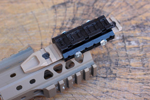 Picatinny Rail to Nerf Rail (3-Slots) Adapter for Airgun, Airsoft Gun, Foam Dart/Ball Blaster, Gel Blaster, and Paintball Marker - AirPower3D