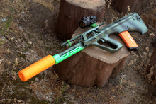 Load image into Gallery viewer, Malyuk Silencer / Suppressor for Airguns, Airsoft Guns, and Gel Blasters - Fake SoftAir Compensator - Cosplay LARP Pistol Rifle Accessory - Airsoft3D