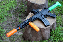 Load image into Gallery viewer, Blasters3D Glow in the Dark Tracer Unit for Crosman Air Rifles (14mm-) - for Crosman DPMS SBR, A4-P, AK1, Bushmaster MPW, R1 Air Rifle - Mock Muzzle Brake Flashhider