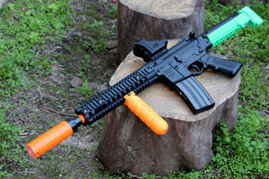 Blasters3D Glow in the Dark Tracer Unit for Crosman Air Rifles (14mm-) - for Crosman DPMS SBR, A4-P, AK1, Bushmaster MPW, R1 Air Rifle - Mock Muzzle Brake Flashhider