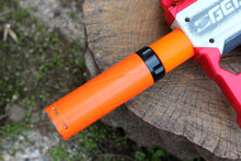 Load image into Gallery viewer, Blasters3D Glow in the Dark Tracer Unit for Nerf Pro GelFire Blaster - Works with Legion, Mythic, X MrBeast - Mock Silencer Suppressor - Simulate Muzzle Flash