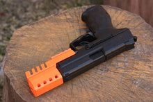Load image into Gallery viewer, JWTR Type II Frame Mount Compensator for P30 Airsoft Electric Pistol (AEP) - John Wick Lara Croft Tomb Raider Hitman Assassin Cosplay - SoftAir
