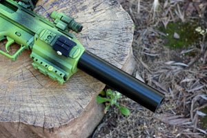 Airsoft3D Fast Cheetah 6" Long Mock Silencer for Umarex TAC Airsoft Gun and Airgun - SoftAir Compensator - Cosplay LARP Pistol Rifle Accessory