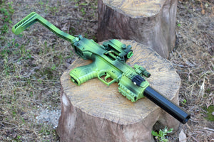 Airsoft3D Fast Cheetah 6" Long Mock Silencer for Umarex TAC Airsoft Gun and Airgun - SoftAir Compensator - Cosplay LARP Pistol Rifle Accessory