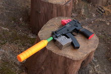 Load image into Gallery viewer, Venom Silencer / Suppressor for Airguns, Airsoft Guns, and Gel Blasters - Fake SoftAir Compensator - Cosplay LARP Pistol Rifle Accessory - Used in Digital Ghosts Short Story - Airsoft3D