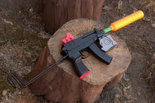 Load image into Gallery viewer, Venom Silencer / Suppressor for Airguns, Airsoft Guns, and Gel Blasters - Fake SoftAir Compensator - Cosplay LARP Pistol Rifle Accessory - Used in Digital Ghosts Short Story - Airsoft3D