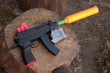 Load image into Gallery viewer, Venom Silencer / Suppressor for Airguns, Airsoft Guns, and Gel Blasters - Fake SoftAir Compensator - Cosplay LARP Pistol Rifle Accessory - Used in Digital Ghosts Short Story - Airsoft3D