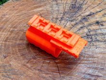 Load image into Gallery viewer, J.W. Frame Mounted Compensator with 7-Slots Rail for Combat Zone Enforcer Airsoft Pistol - SoftAir Survival Game - Hitman Assassin Cosplay