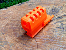 Load image into Gallery viewer, J.W. Frame Mounted Compensator with 7-Slots Rail for Combat Zone Enforcer Airsoft Pistol - SoftAir Survival Game - Hitman Assassin Cosplay