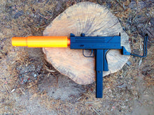 Load image into Gallery viewer, Snake Silenced MAC-10 Deluxe Airsoft Replica - Inspired by Escape From New York - Cool Gift for Stealth Hitman Action Movie Fans - SoftAir