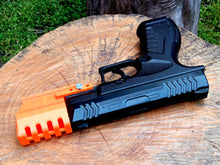 Load image into Gallery viewer, J.W. Frame Mounted Compensator with 7-Slots Rail for XBG .177 Airgun BB Pistol - Hitman Assassin Cosplay LARP - AirPower3D