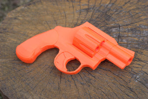 Bobbed Detective Special Revolver Replica (2" Barrel) with Removable Silencer - Historical Firearm Reproduction - Assassin Hitman Prop - Toy Gun Cosplay LARP - Replica3D