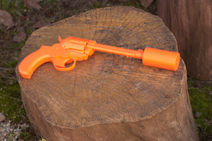 M1877 Lightning Revolver Replica (4.41" Barrel) - Historical Firearm Reproduction - Assassin Hitman Prop - Toy Gun Cosplay LARP - Replica3D