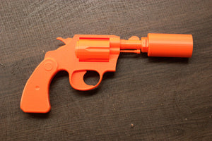 Detective Special Revolver Replica (2" Barrel) with Removable Silencer - Historical Firearm Reproduction - Assassin Hitman Prop - Toy Gun Cosplay LARP - Replica3D