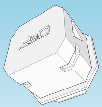 Load image into Gallery viewer, TeleScopix Picatinny Rail Adapter for Modulus Shoulder Stock - For Airguns, Airsoft Guns, Foam Dart Blasters, and Paintball Markers - Blasters3D
