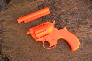 M1877 Lightning Revolver Replica (4.41" Barrel) - Historical Firearm Reproduction - Assassin Hitman Prop - Toy Gun Cosplay LARP - Replica3D
