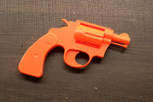 Detective Special Revolver Replica (2" Barrel) with Removable Silencer - Historical Firearm Reproduction - Assassin Hitman Prop - Toy Gun Cosplay LARP - Replica3D