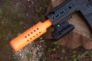 AirPower3D Modulus Barrel Adapter (Type I) for Sig Sauer MCX Rattler .177 BB Air Rifle - Allows Use of Foam Dart / Foam Ball Muzzle Mods - For Nerf Elite Compatible Barrels