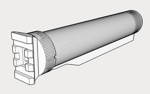 AirPower3D Mock Buffer Tube with Picatinny Rail - for Airguns, Airsoft Guns, Foam Dart/Ball Blasters, Gel Blasters, and Paintball Markers - Ergonomic Performance Mod - TeleScopix System