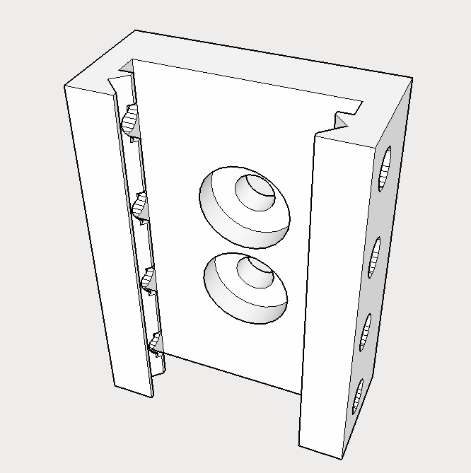 AirPower3D DIY TeleScopix Shoulder Stock Interface (4-Slots) for Airguns, Airsoft Guns, Gel Blasters, Nerf Blasters, Paintball Markers, Toy Guns, and Water Guns