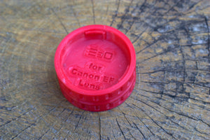 Back-to-Back Lens Caps (PT+) for Canon EOS EF EF-S Lenses - Easily Stack Two for Easy Carrying in Backpack, Camera Bag, and Suitcase - EveryThang3D