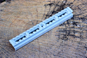 Blasters3D Full-Length Top Picatinny Rail (18-Slots) for Gelbee StormBurst Glow Gel Blaster - Slide-On Performance Mod - No Tools Required