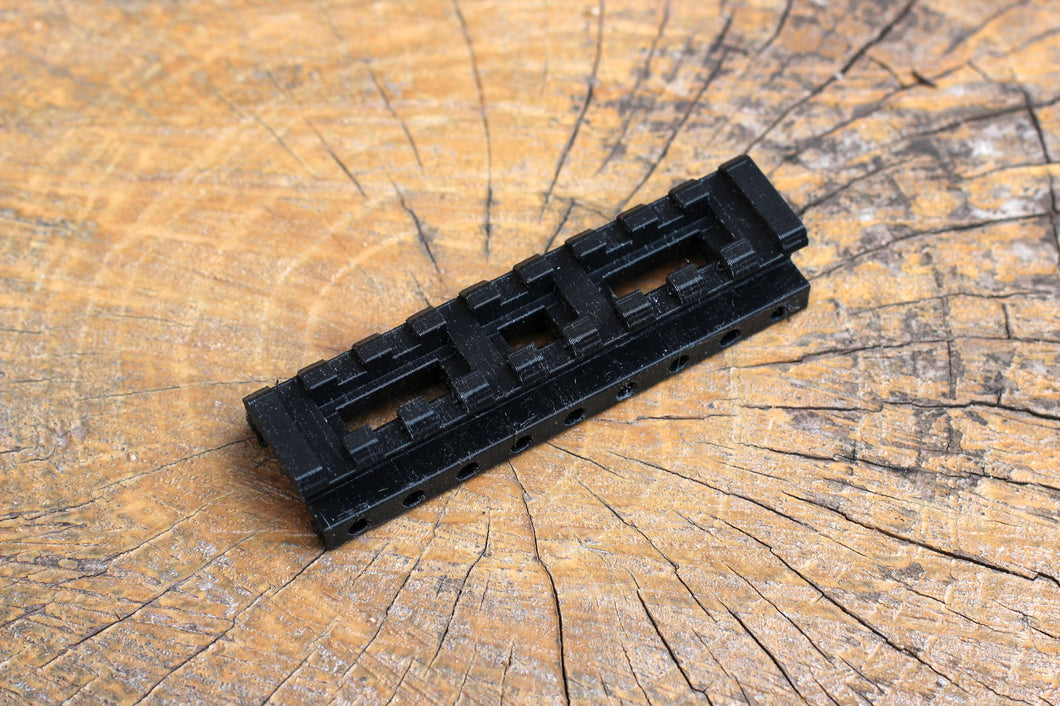 Blasters3D Picatinny Rail Adapter (9 Slots) for Hyper / Rival Blasters - Allows Use of Picatinny Parts: Sight, Scope, Laser, Flashlight