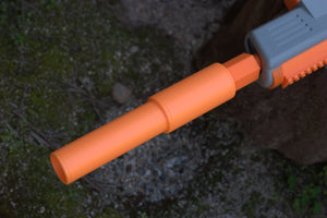 Blasters3D Modulus Barrel Adapter (PT+) for SplatRBall SRB400 SciFi Gel Blasters - Allows You to Use Foam Dart and Foam Ball Muzzle Mods